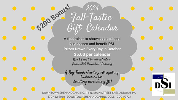 2024 Fall-tastic Gift Calendar Fundraiser